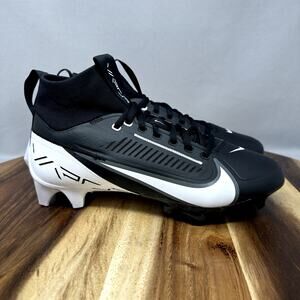 Nike Vapor Edge Pro 360 2 Men's Size 9.5 Black White DA5456-001 Football Cleats